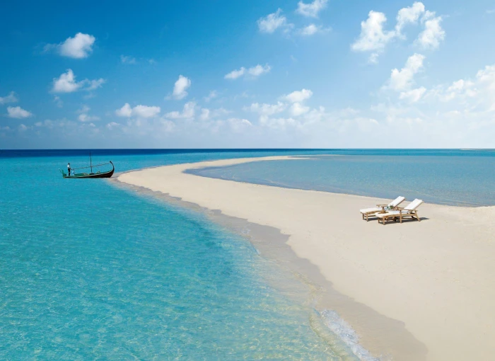 maldives beach tropical sea sand island boat 2k