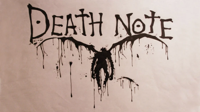 Death Note wallpaper text communication calligraphy message 2k