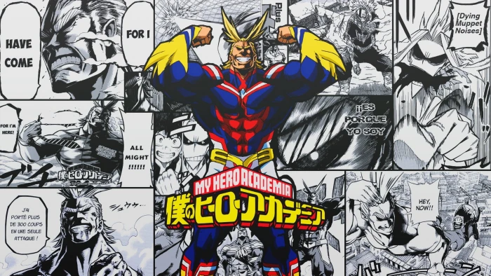 My Hero Academia comic strip Anime All Might representation 2k