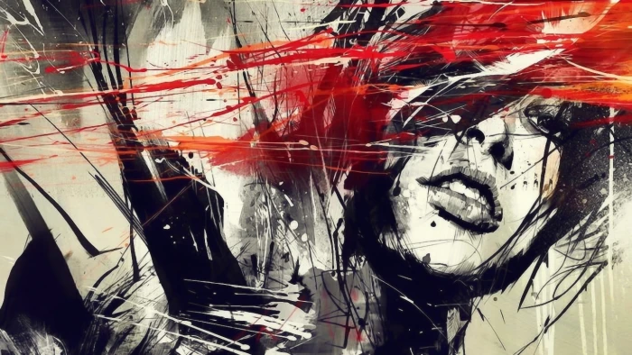 person s face illustration abstract artwork women paint backgrounds