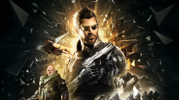 shooting game wallpaper Deus Ex Mankind Divided video games 2k