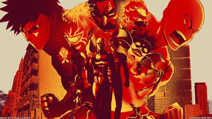 anime Genos superhero Saitama One Punch Man 2k
