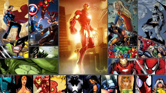 Comics superheroes marvel poster batman 2k