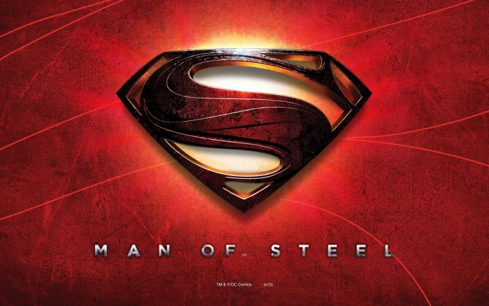 Man of Steel digital wallpaper Superman superhero red indoors 2k