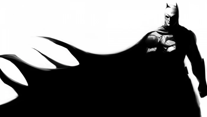 batman superhero indoors studio shot silhouette black color 2k