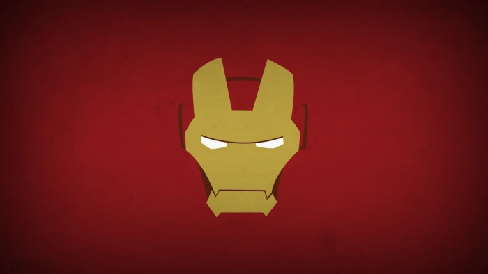 superhero Marvel Comics Iron Man minimalism 2k