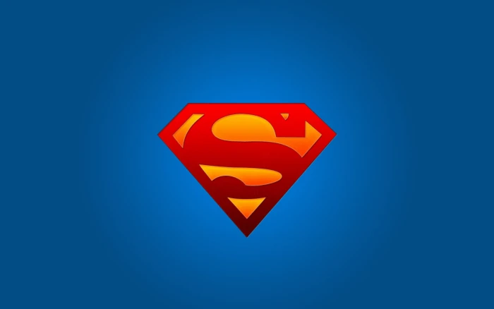 DC Superman logo symbol superhero vector sign illustration 2k