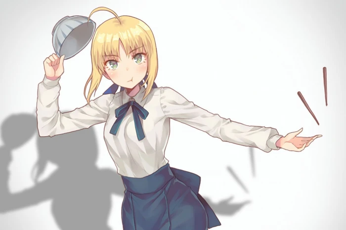 Fate Series Stay Night anime girls Saber one person