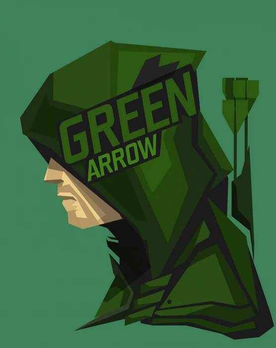 Green Arrow illustration superhero DC Comics green color sign