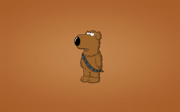 minimalism artwork superhero cartoon Family Guy Brian 2k