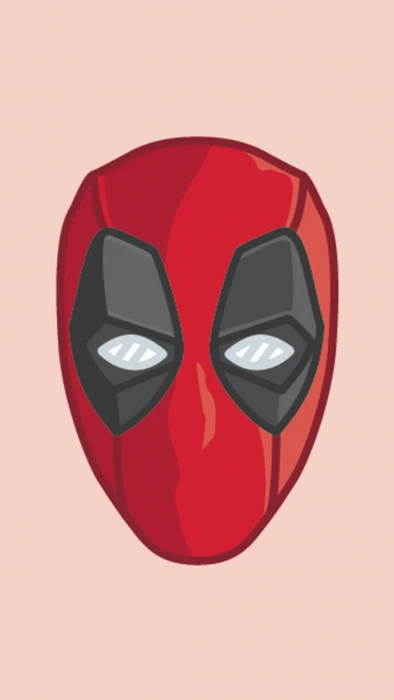 superhero Deadpool red studio shot no people colored background