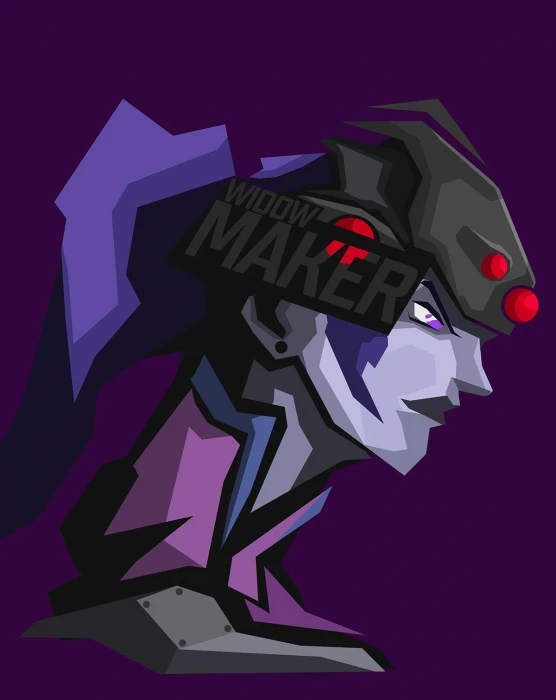 Widow Maker illustration superhero Marvel Divas DC Comics