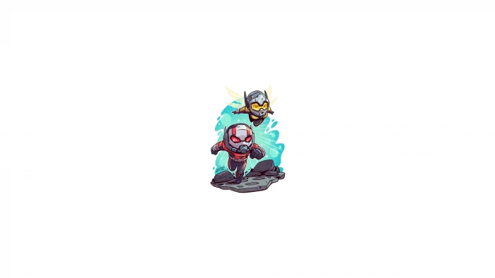 Ant Man The Wasp and the Marvel Comics hero 2k 4k
