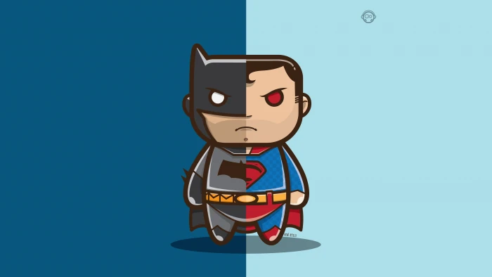 batman superman hd artwork artist superheroes digital art 2k 4k