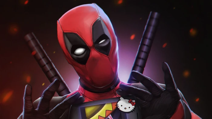 deadpool superheroes hd artwork digital art 2k