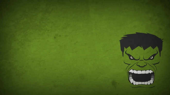 Hulk superhero minimalism Marvel Comics Heroes 2k