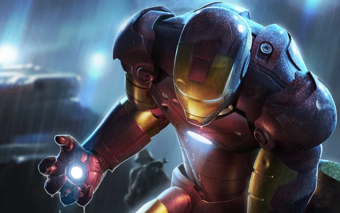 Iron Man wallpaper Marvel Comics digital art armor superhero