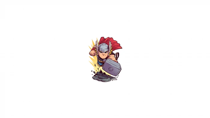 Marvel Cinematic Universe chibi minimalism Comics 2k 4k