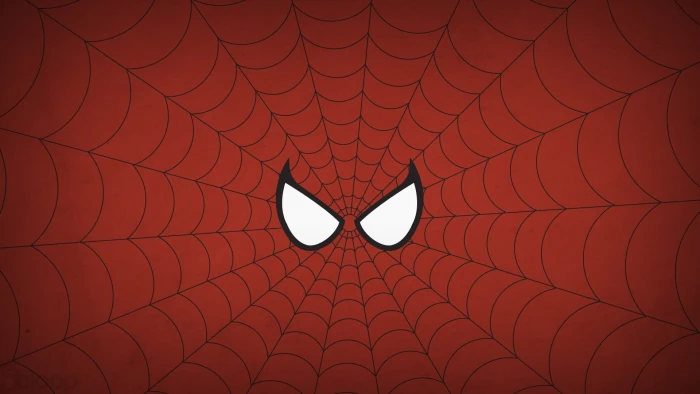 Marvel Spider Man web illustration eye 2k