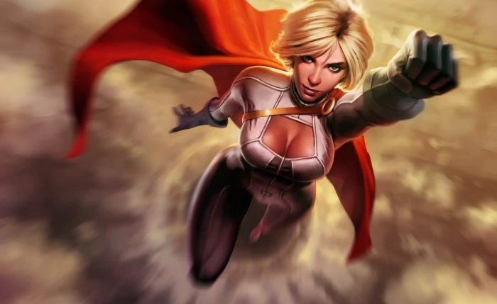 Power Girl DC Comics superhero one person women young 2k