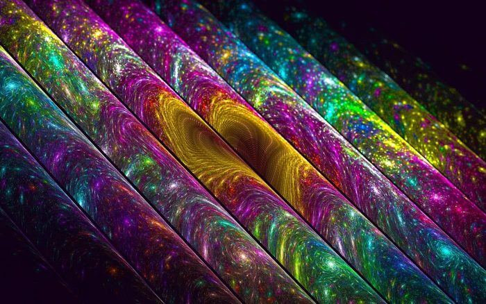 multicolored abstract painting fractal colorful backgrounds 2k