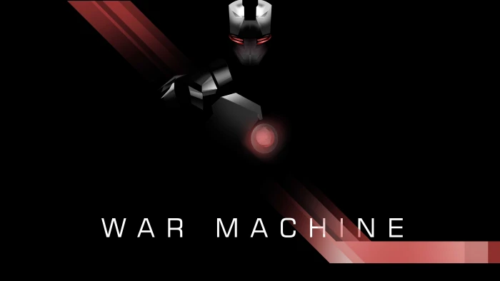 War Machine Black Superhero 2k 4k 5k 8k