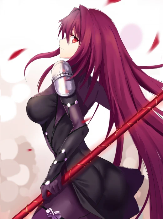 white background armor bodysuit Fate Grand Order Scathach 2k