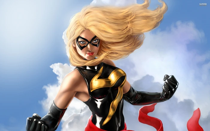yellow haired female character wallpaper movies Marvel Comics 2k