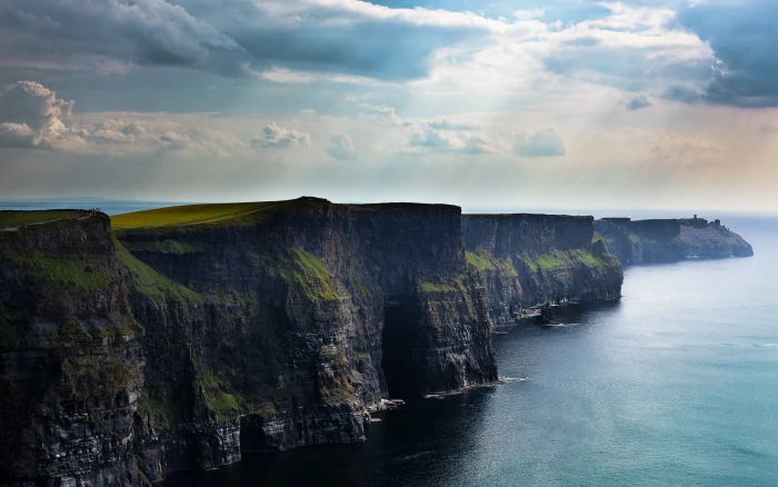 green mountain nature landscape cliff Ireland Cliffs of Moher ireland 2k