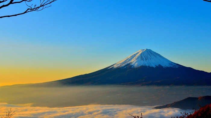 mount fuji nature mountainous landforms scenery wilderness 2k 4k