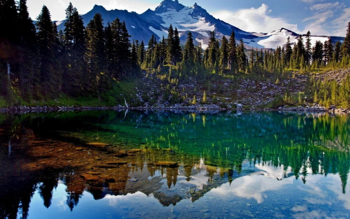 windows backgrounds nature for pc reflection water 2k