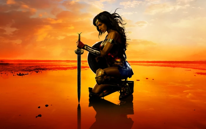 Wonder Woman wallpaper Gal Gadot movies DC Comics one person 2k 4k