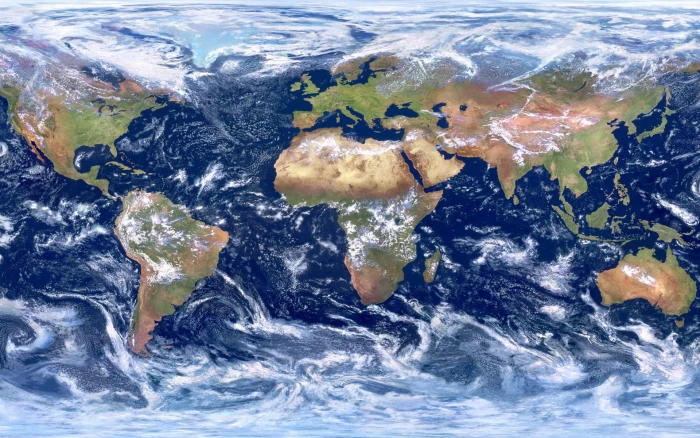 World Map clouds Earth sea nature water blue wave summer 2k