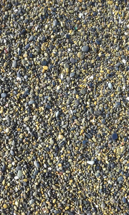 Rocky beach Patagonia Argentina