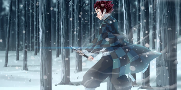 Anime Demon Slayer Kimetsu no Yaiba Tanjirou Kamado 2k 4k