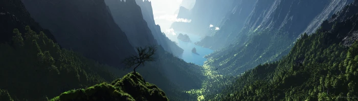 body of water wallpaper multiple display dual monitors plant 2k 4k