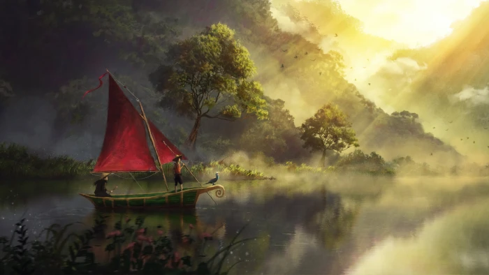 digital art artwork drawing painting reflection 2k 4k