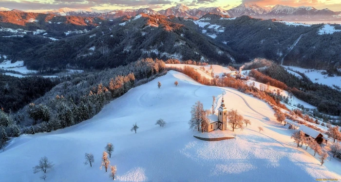 glacier mountain nature winter mountains snow landscape 2k