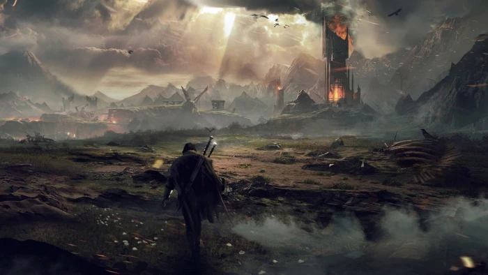 man walking near field illustration video games The Lord of the Rings 2k 4k