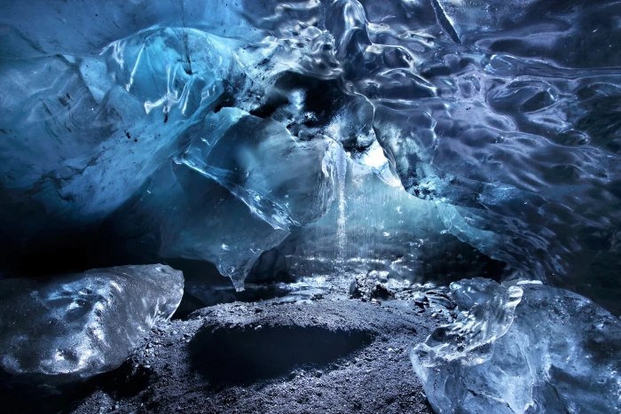 water ice nature cave glacier frozen cold temperature 2k