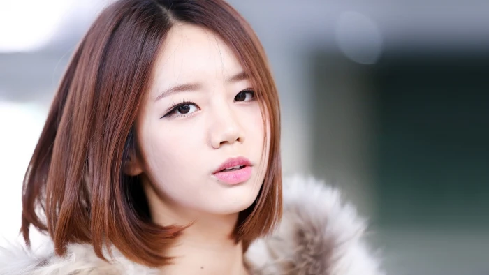 Asian brunette face Girls Day Hyeri K pop korean women 2k