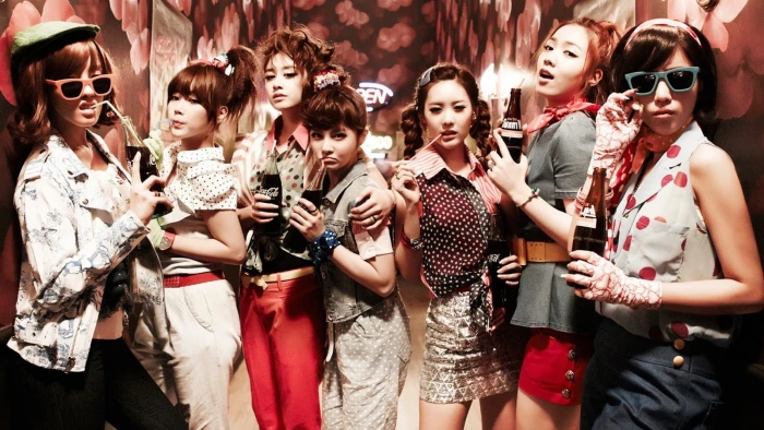 T ara K pop Korean women singer sunglasses Coca Cola 2k