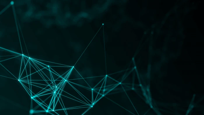 geometry cyberspace digital art abstract dark lines technology 2k 4k 5k