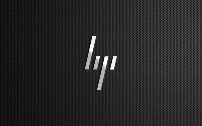 HP logo rebrand backgrounds black Color pattern vector metal 2k