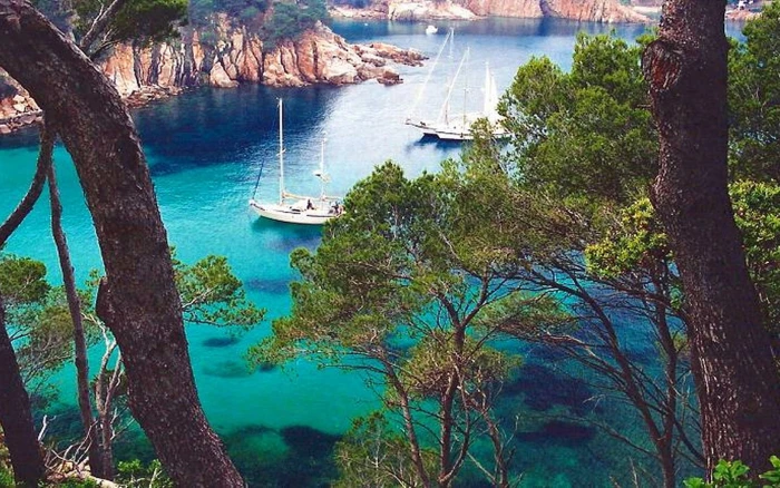 Magical Places Spain Aiguablava Beach In Costa Brava Hd Wallpaper 2k