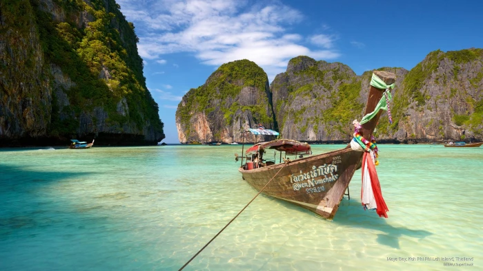 Maya Bay Koh Phi Leh Island Thailand Beaches 2k