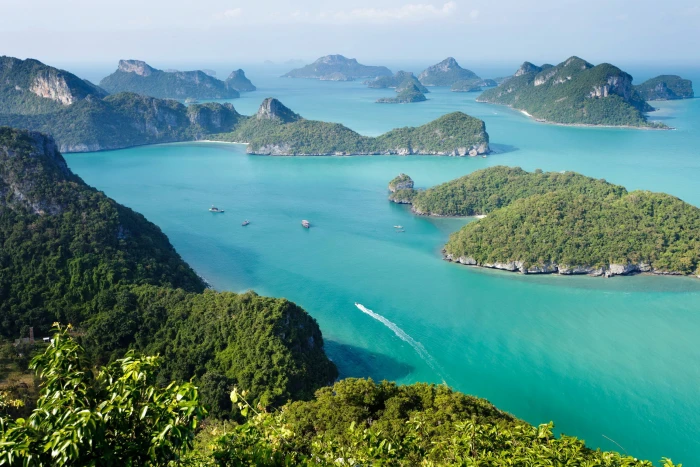 island koh nature parks samui scenery sea thailand 2k