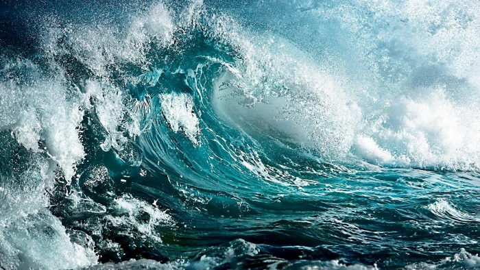 water ocean sea waves drawings Nature Oceans HD Art 2k