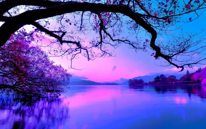 abstract nature Beautiful wide 2k