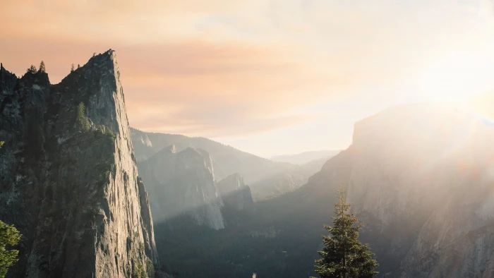 rock mountain and green tree during daytime Mountains wallpaper 2k 4k